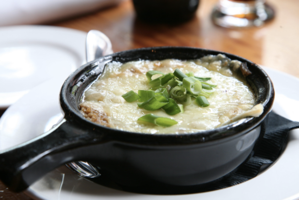 French onion soup in French cuisine