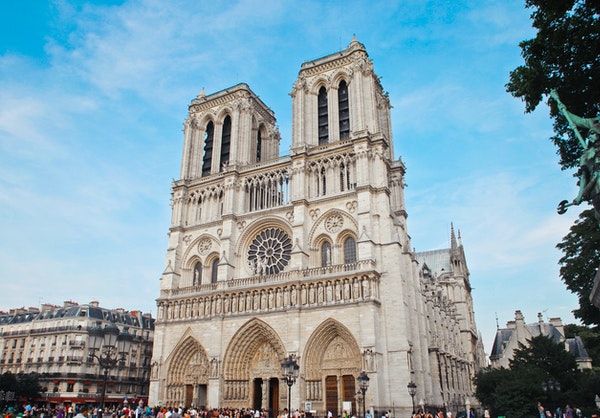 The Notre Dame is a French cultural sight