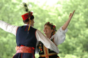 Speaking Polish is not as hard to learn as traditional Polish dancing.