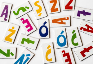 The letters of the Polish alphabet are easy to learn.