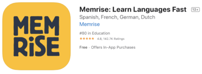 memrise teaches you korean with great visuals