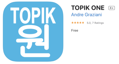 topik one is a great app to learn korean
