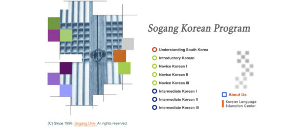 sogang university offers korean language classes