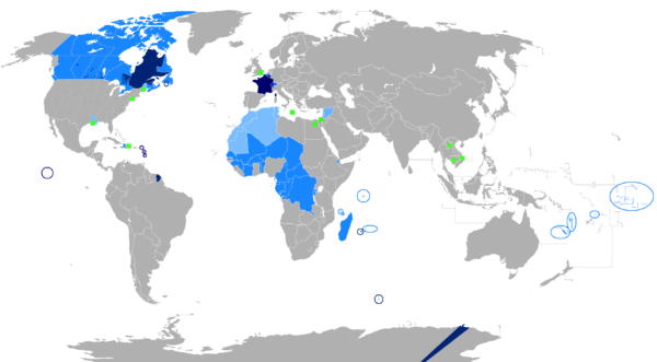 The French language is spoken on every continent