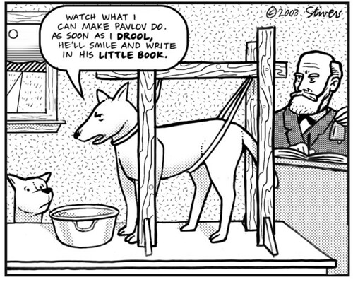 Skinner and the Theory of Behaviorism illustrated by a dog cartoon