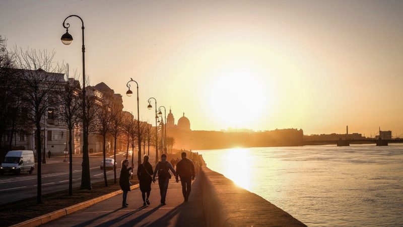 evening in st. petersberg