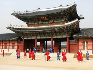 Gyeongbokgung palace is one of the attractions in south korea