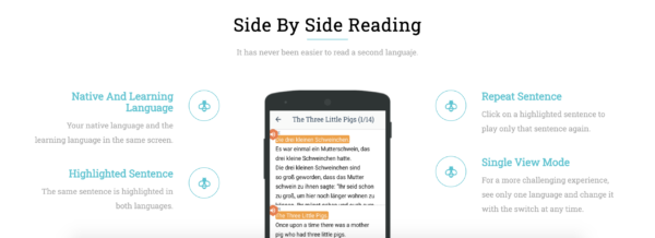 Beelinguapp can help you read bilingual Korean for reading practice