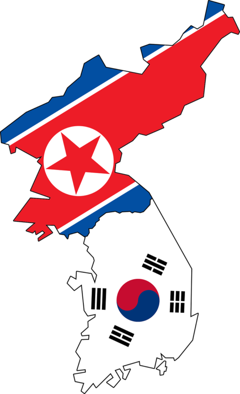 Korean is spoken in North Korea and South Korea